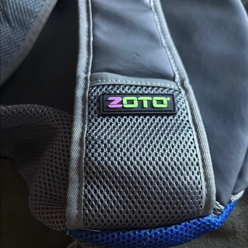Blue and Gray pet carrier backpack